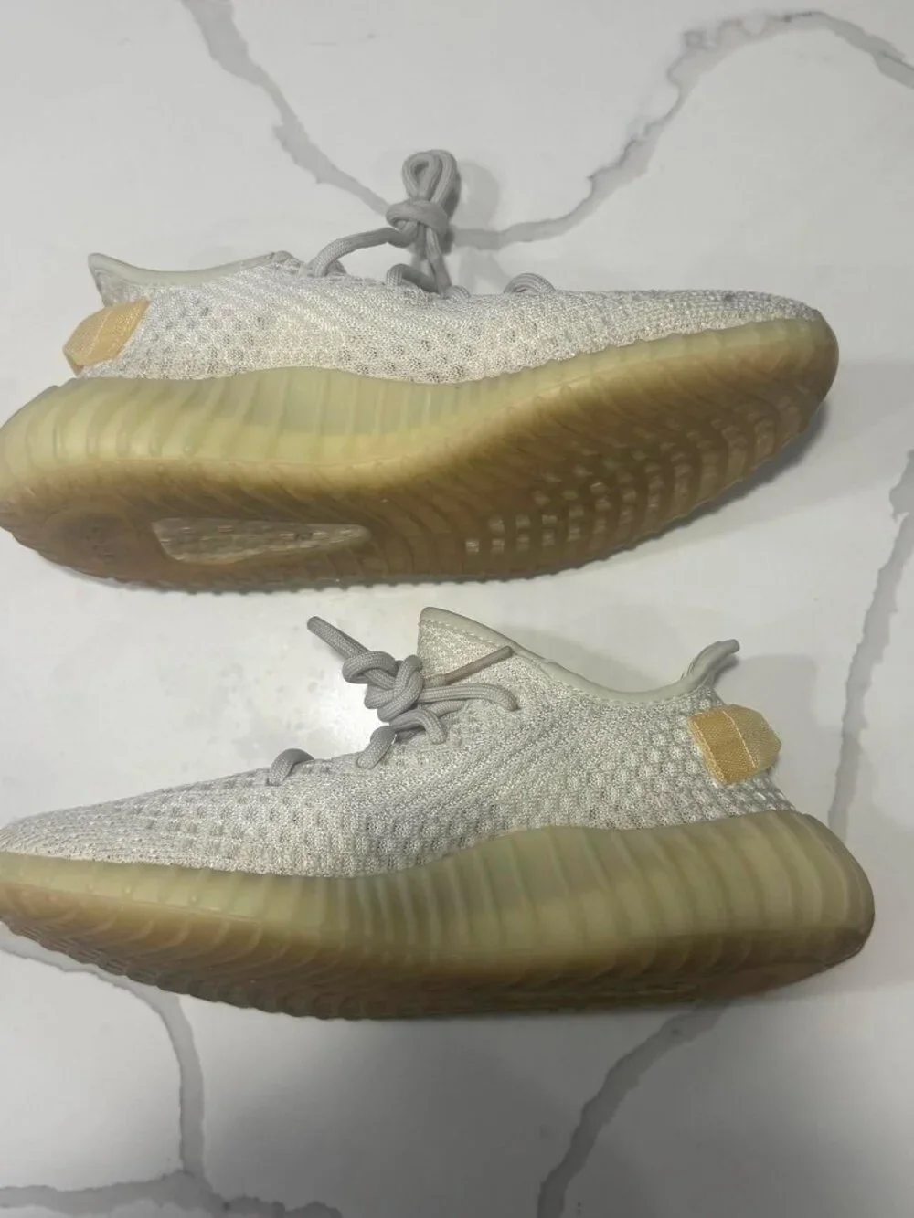 Adidas Women Yeezy Boost 350 V2 Light UV Reactive Sneakers Size 9
